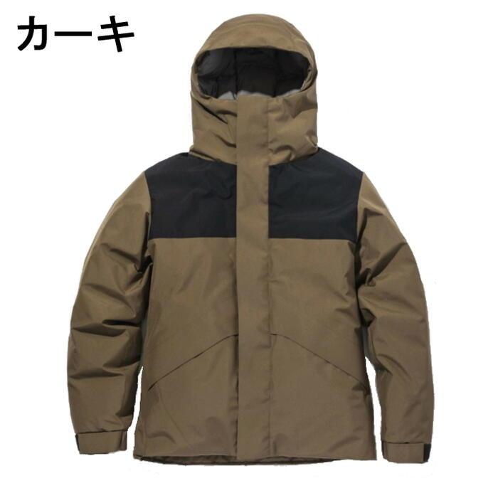 交換送料片道無料 プラス フェニックス ゴアテックス インフィニウム バイカラー ダウンジャケット ブラック(SN90) カーキ(SN63) POO22048_2