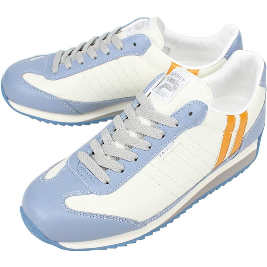 交換返品送料無料 パトリック スニーカー マラソン レザー MARATHON-L スカイ SK 982300 PATRICK（パトリック） 交換返品送料無料 スニーカー マラソン レザー