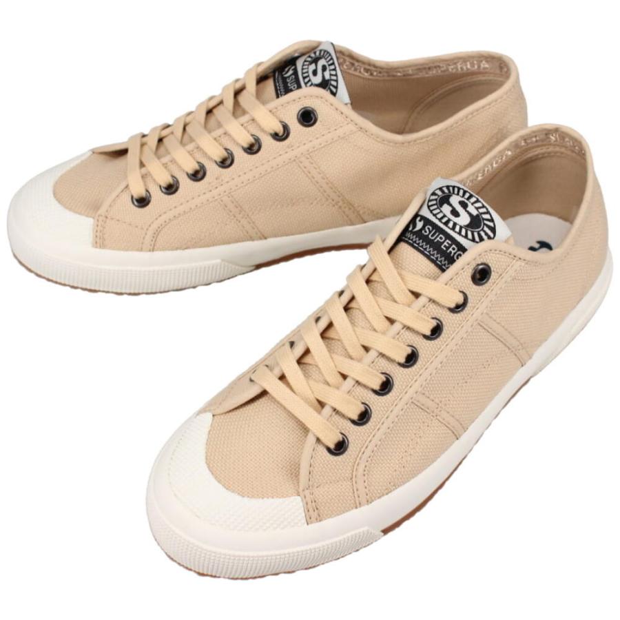 交換送料片道無料 スペルガ スニーカー 2390 ミリタリー セブン アイレットベージュ LT-F アヴォーリオ 3S7112XW AHK SUPERGA（スペルガ） 交換送料片道無料 スニーカー 2390 ミリタリー