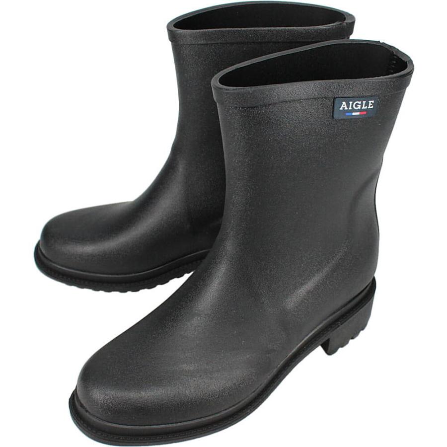 交換送料片道無料 エーグル AIGLE レディース ラバーブーツ フルフィール ミッド FULFEEL MID ノワール ZZFR113 003 AIGLE（エーグル） 交換送料片道無料 レディース ラバーブーツ フル
