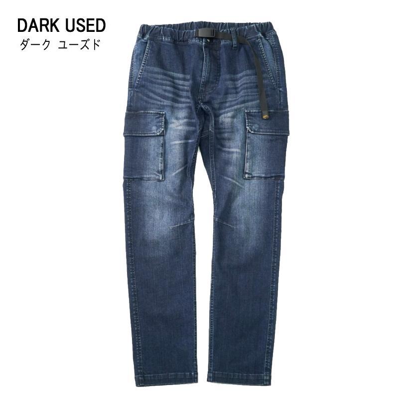 交換送料片道無料 ロックス ROKX デニム カーゴ パンツ DENIM CARGO PANT RXMS231066 ミッドユーズド ダークユーズド｜sneakersoko｜03