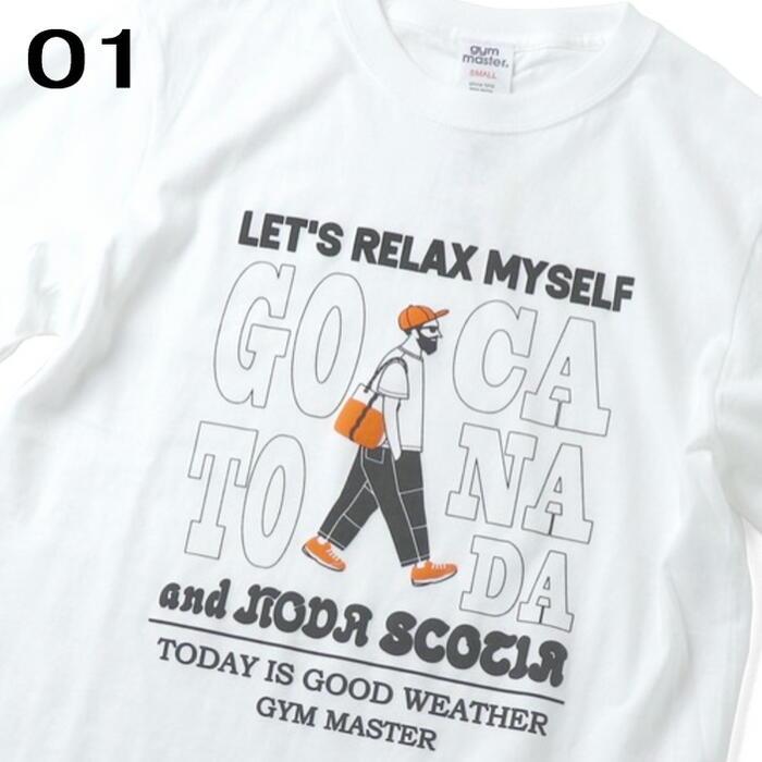 交換送料片道無料 ジムマスター gym master Tシャツ 5.6オンス リラックス マイセルフ ティー 5.6oz RELAX MYSELF TEE G151742｜sneakersoko｜02