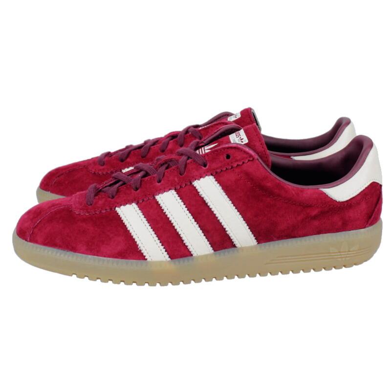 adidas バーガンディ スニーカー 替え紐付き adidas（アディダス） 交換送料片道無料 スニーカー バミューダ