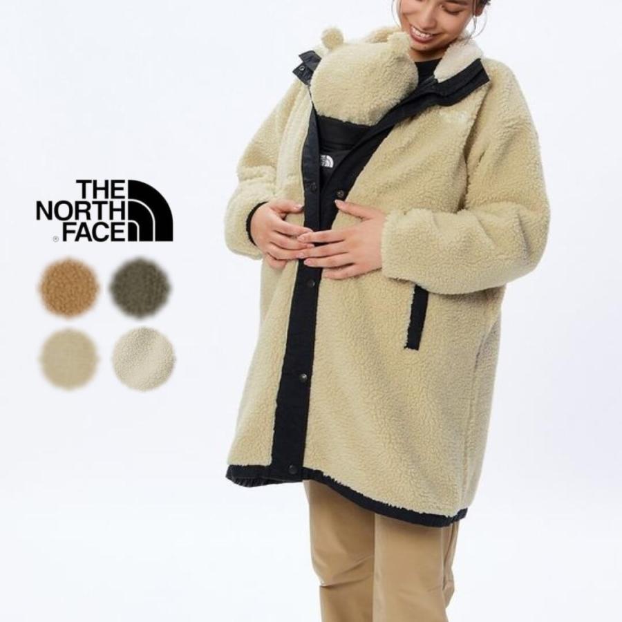 【未使用近い】ノースフェイス マタニティボアコート ベビーキャップ オートミール THE NORTH FACE ノースフェイス マタニティ ボア フリース
