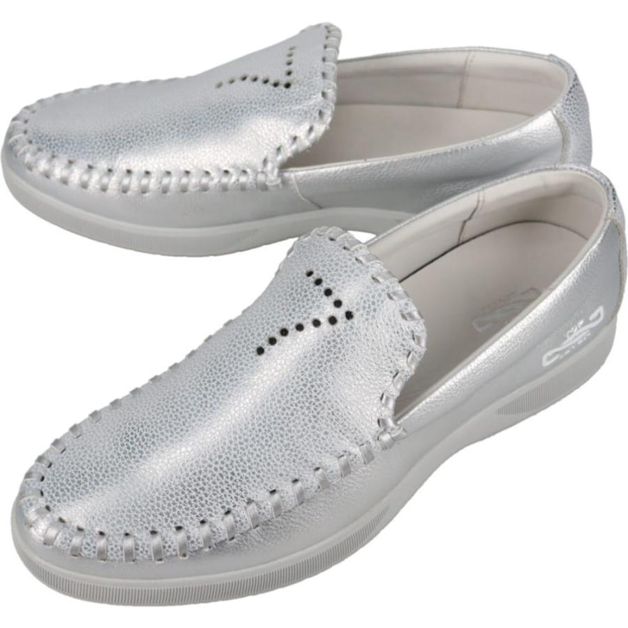 トップセブン TOP SEVEN スニーカー T7-At297 SlipO シルバー TOP SEVEN（トップセブン） 交換送料片道無料 スニーカー T7-At297