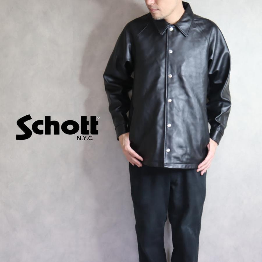 Schott N.Y.C（ショット） Schott メンズ シープ コーチジャケット