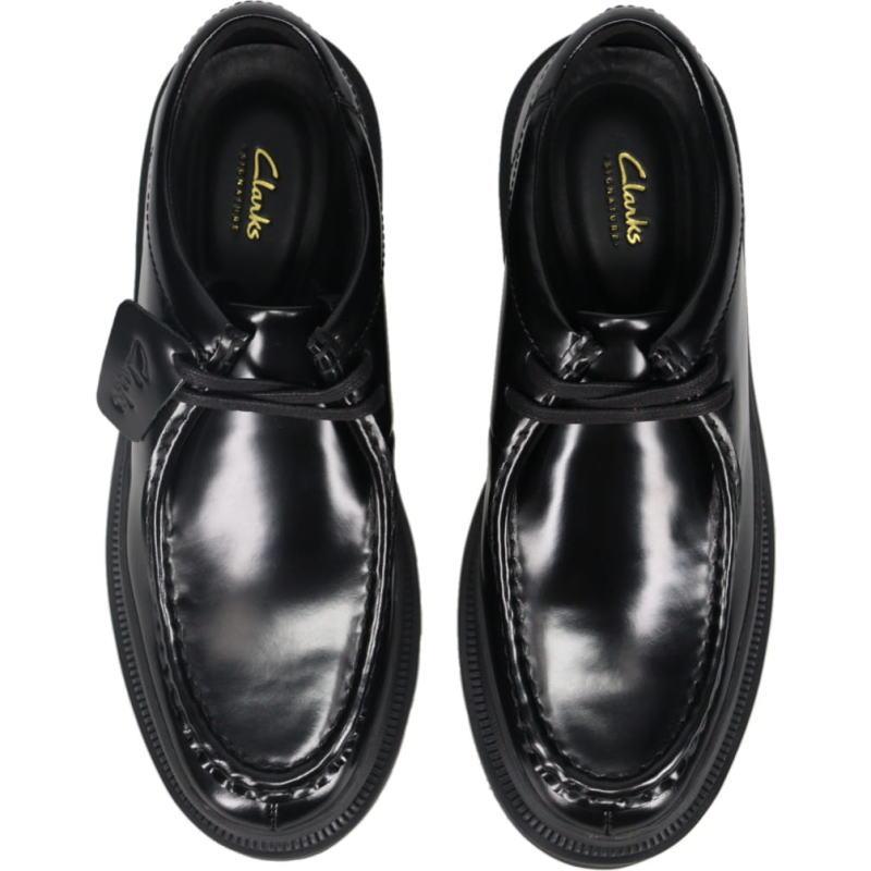 Clarks クラークス バデルシーム Badell Seam ブラックハイシャイン