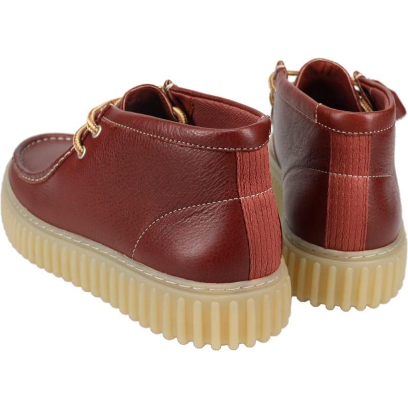 Clarks（クラークス） トーヒルハイ Torhill Hi ブラウンレザー 