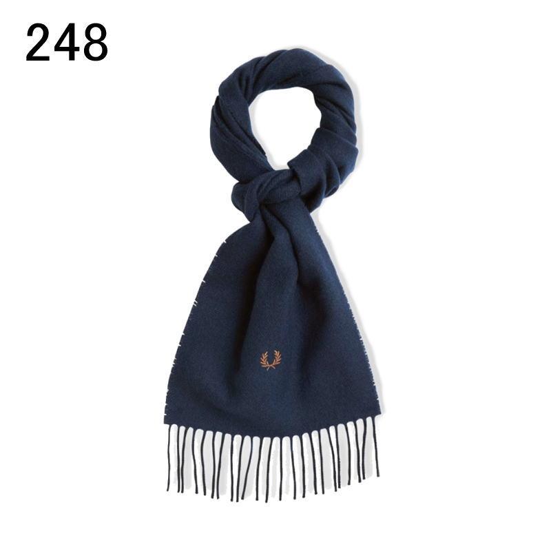 FRED PERRY Lambswool Scarf／ラムウールマフラー FRED PERRY（フレッドペリー） マフラー ラムウール スカーフ