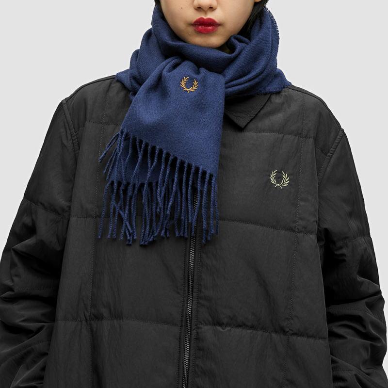 FRED PERRY（フレッドペリー） マフラー ラムウール スカーフ