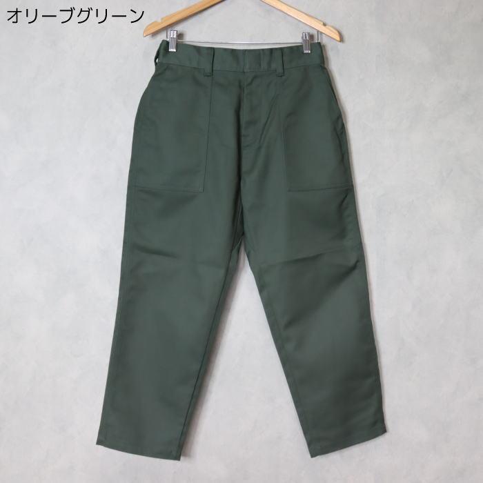 のり オリーブグリーン ワークパンツ Dickies（ディッキーズ） ワークパンツ チノパンツ ルーズ テーパード