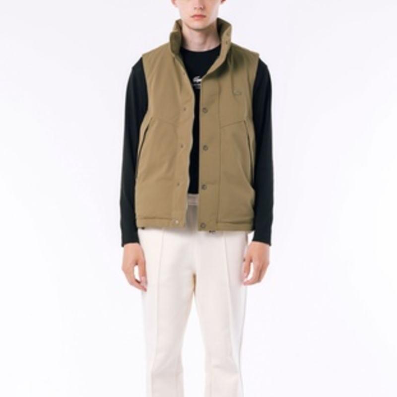 LACOSTE（ラコステ） 耐水透湿ピケダウンベスト BH020J99 031(ブラック