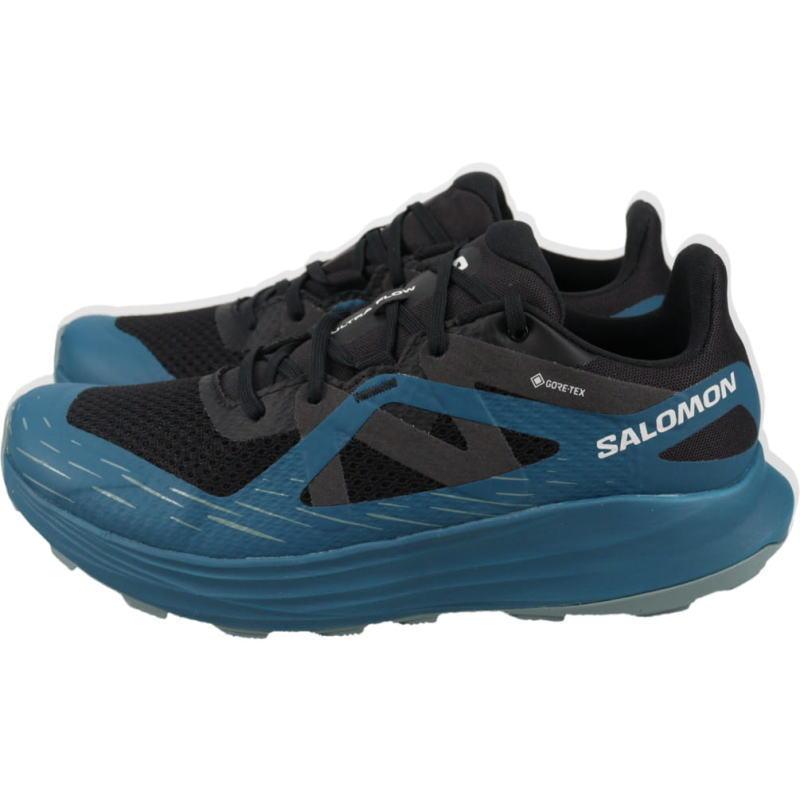 サロモン salomon 男性用トレイルランニングシューズ ウルトラ フロー ゴアテックス ULTRA FLOW GORE TEX Black/DeepDive/Trooper 474739 SALOMON（サロモン） 男性用トレイルランニングシューズ ウルトラ