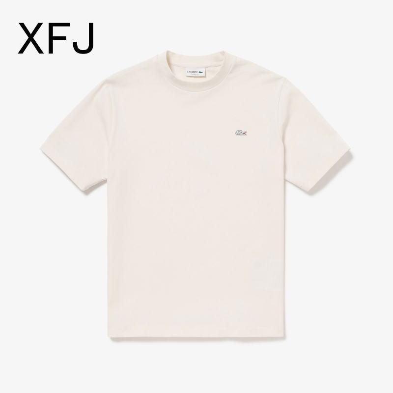 ラコステ LACOSTE アウトラインクロッククルーネックTシャツ TH5582-99 031(ブラック) 166(ネイビー) XFJ(ベージュ)の画像