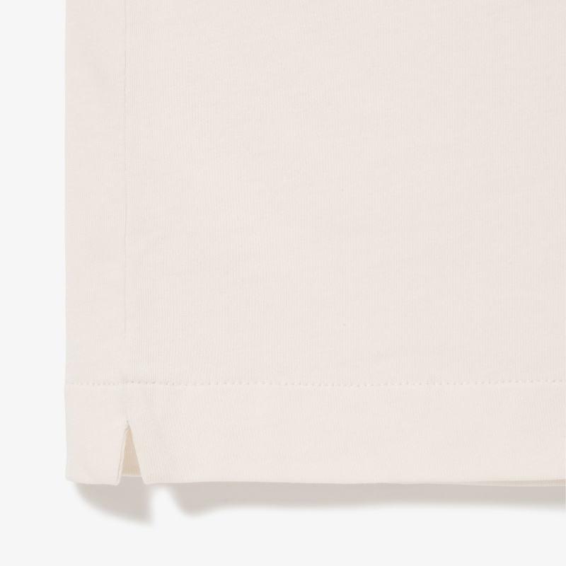 ラコステ LACOSTE アウトラインクロッククルーネックTシャツ TH5582-99 031(ブラック) 166(ネイビー) XFJ(ベージュ)の画像