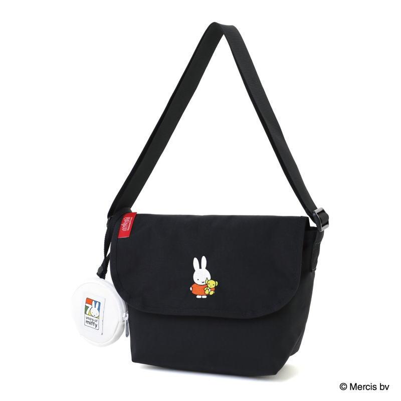 マンハッタンポーテージ NYLON MESSENGER BAG(SM) BACK POCKET W/ DIVIDER MAGNET 500D CORDURA ミッフィー 70 ブラック 1605-JR-BP-D-MGNT-500CD-MF-70TH_10