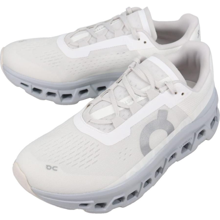 On（オン） スニーカー メンズ クラウドモンスター Cloudmonster ホワイト/グレイシア White/Glacire 61. ...