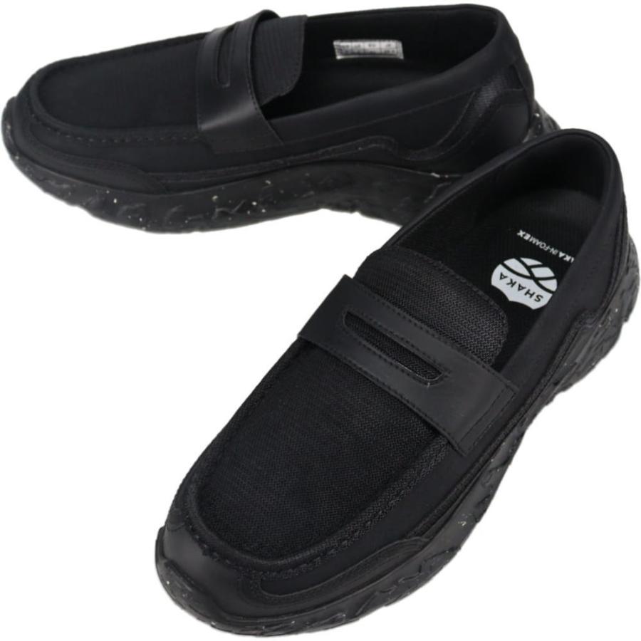SHAKA（シャカ） ブラック メテオ ローファー SXL BLK METEOR LOAFER
