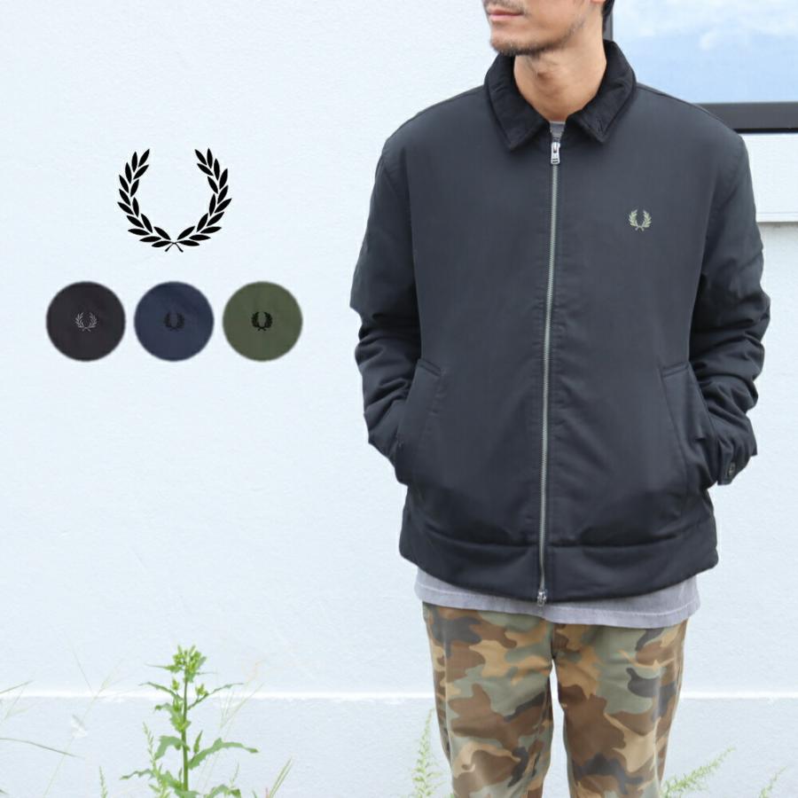 FRED PERRY（フレッドペリー） コットン カバン ジャケット Cotton Caban Jacket J8535 184(ブラック ...
