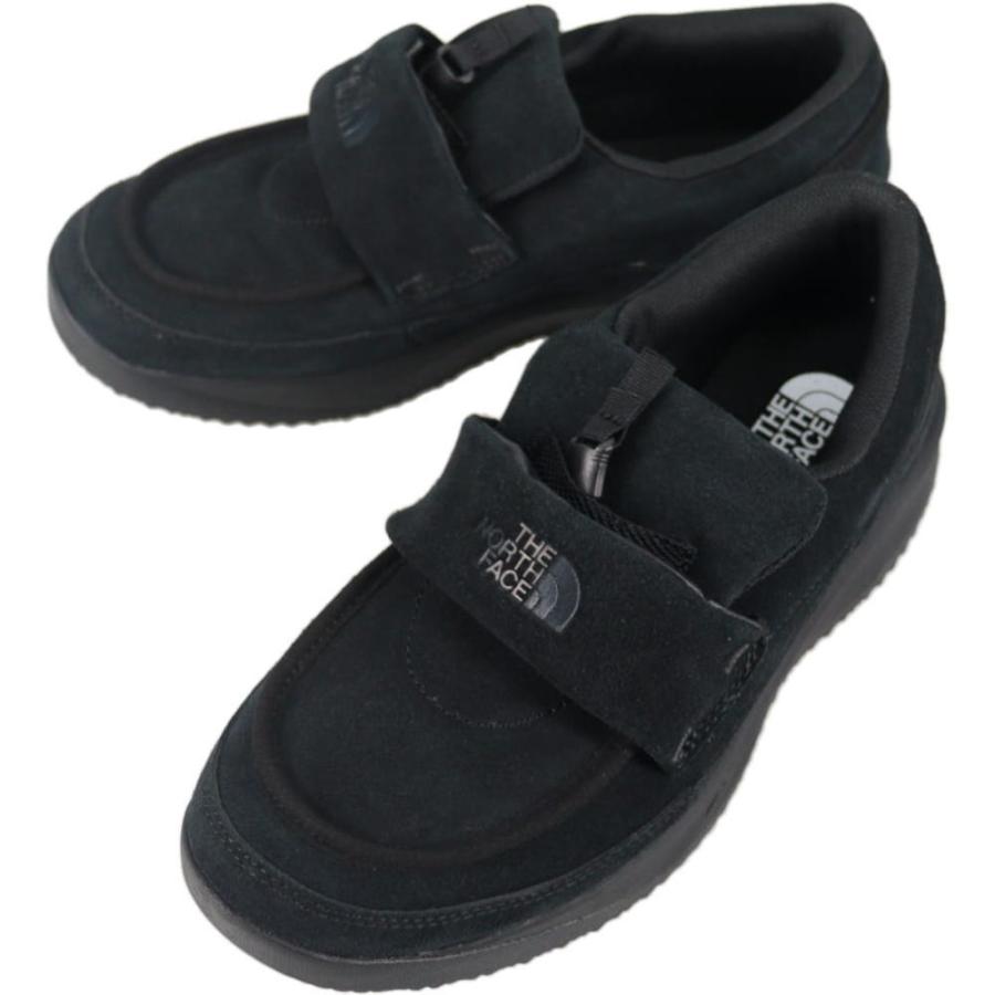 THE NORTH FACE ザノースフェイス ヌプシ ローファー 暖かい スウェード ブーツ NUPTSE LOAFER SUEDE BLACK ( ブラック 秋冬 黒 メンズ NF52576KK ) THE NORTH FACE（ザ ノースフェイス） ノースフェイス ヌプシ