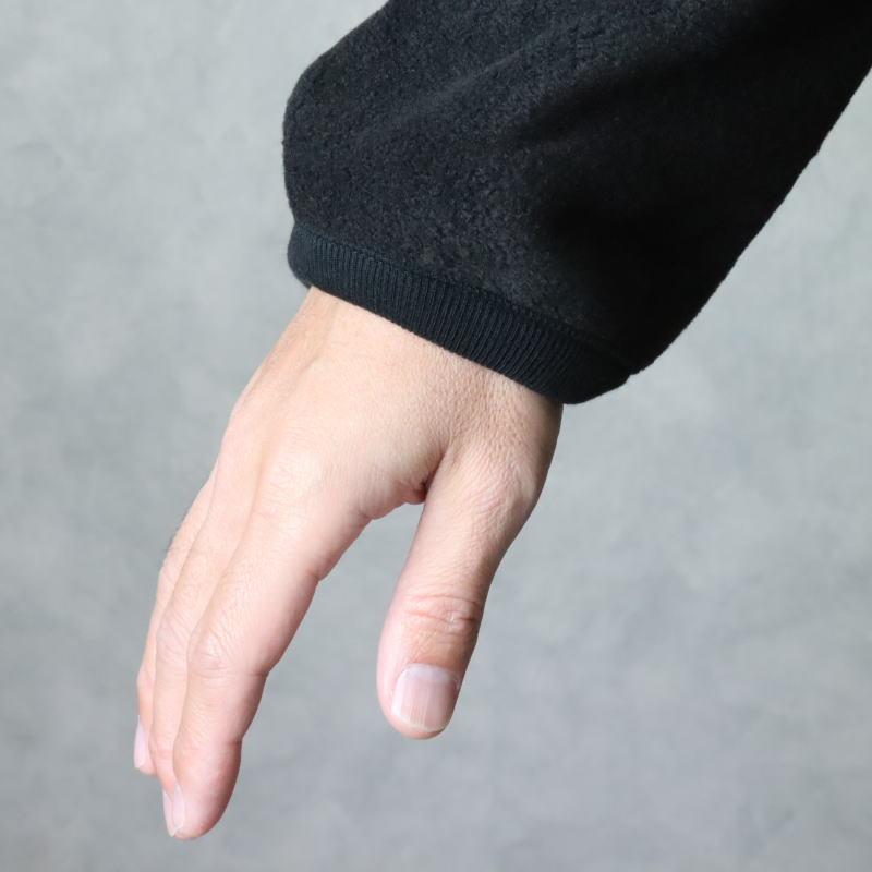 Tieasy ティージー アンチ ピリング フリース ジップアップ Anti Pilling Fleece Zipup ブラック BLACK te0-32 TIEASY（ティージー） アンチ ピリング フリース ジップアップ Anti