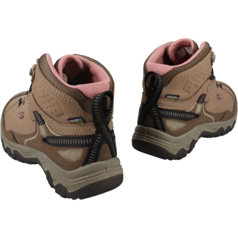 キーン KEEN ウィメンズ ターギー フォー ミッド ウォータープルーフ TARGHEE 4 MID WP W ブリンドル/ノスタルジアローズ Brindle/Nostalgia Rose 1028990_1