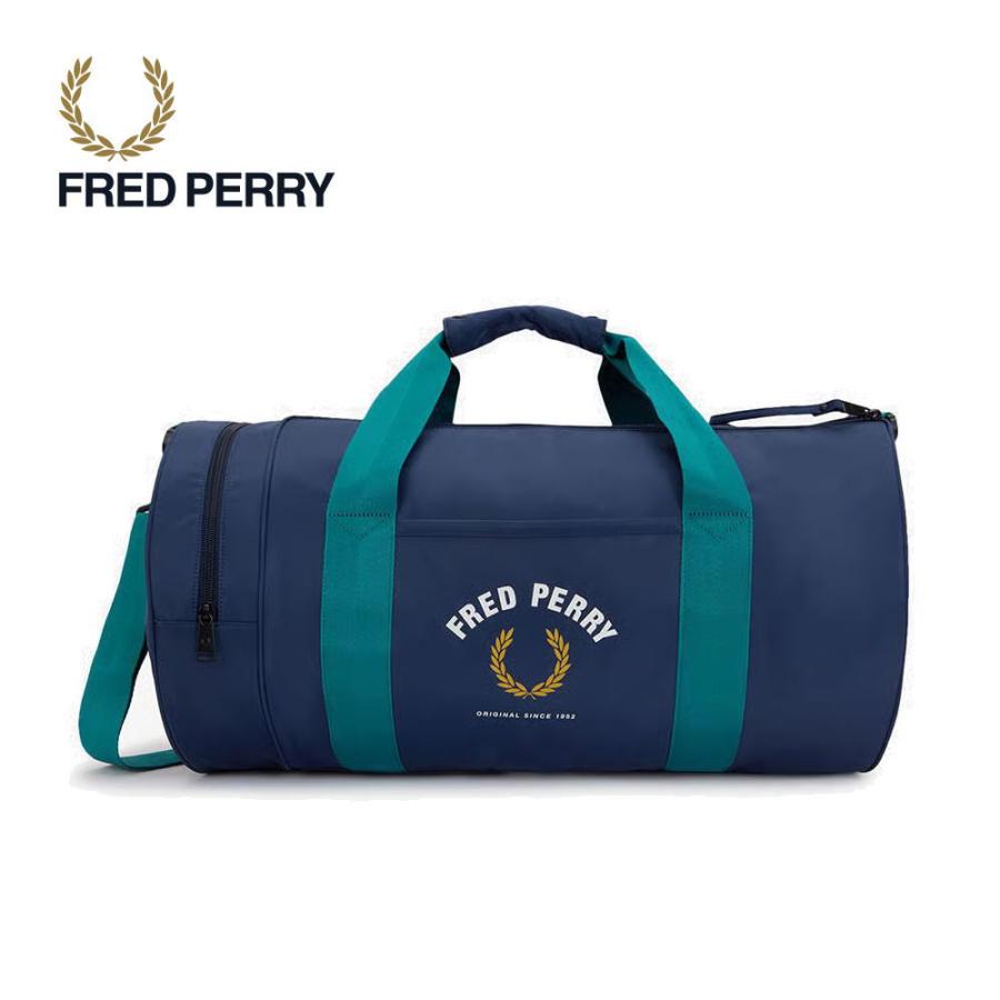 FRED PERRY（フレッドペリー） スポーツ ナイロン ラージ バレルバッグ