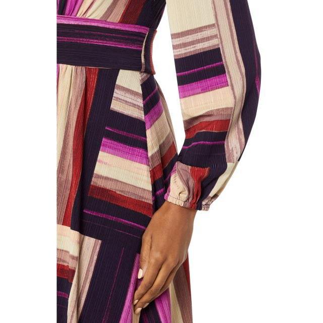 ロンドンタイムス レディース スカート ドレス Directional Stripe Surplus Bishop Sleeve Dress｜sneakersuppliers｜03