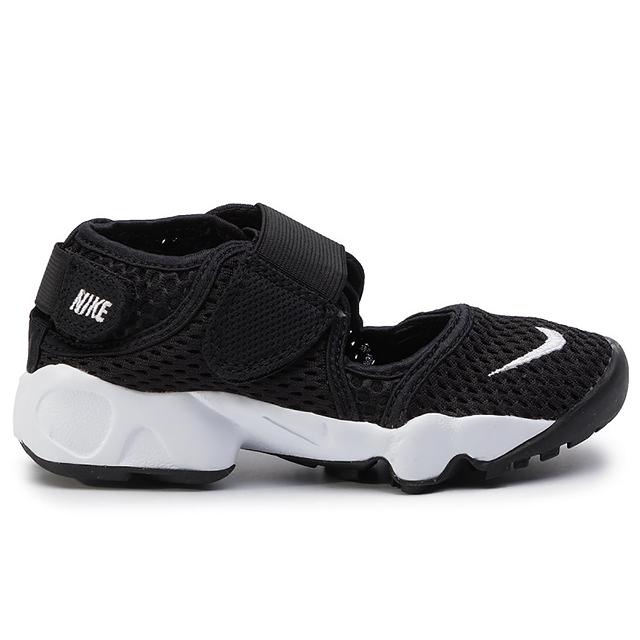 23.0cm〜24.0cm) NIKE RIFT (GS/PS BOYS) 322359-014 BLACK/WHITE