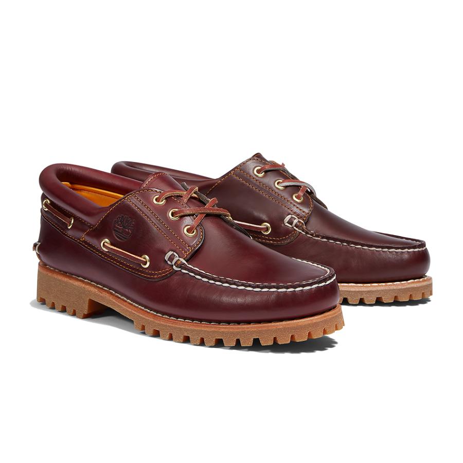 TIMBERLAND ICON 3EYE CLASSIC LUG 50009 BROWN ティンバーランド アイコン スリーアイ クラシック ラグ バーガンディー メンズ モカシン メンズ ブーツ 定番｜sneeze｜02