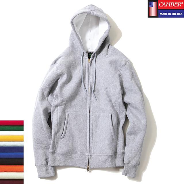 CAMBER 231 CROSS KNIT ZIPPER HOODED 11COLORS Made in U.S.A