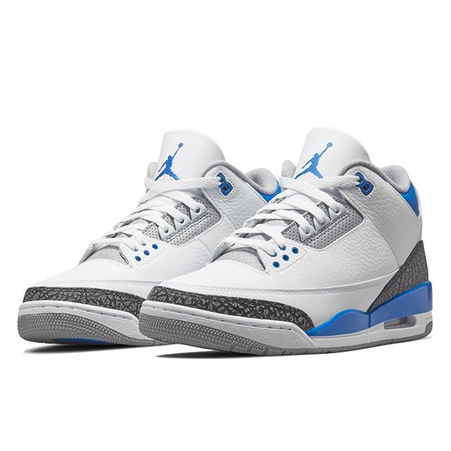 NIKE AIR JORDAN 3 RETRO 「Racer Blue」 CT8532-145 WHITE/RACER BLUE-BLACK-CEMENT GREY ナイキ エア ジョーダン 3 レトロ レーサー ブルー メンズ スニーカー｜sneeze｜02