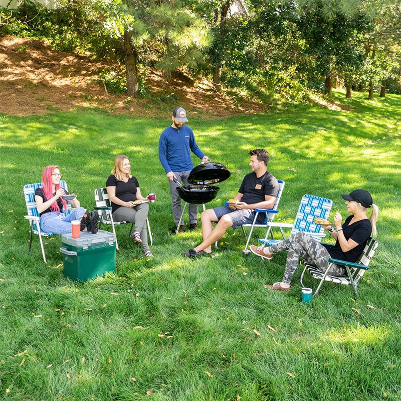 LAWN CHAIR USA MIDNIGHT BLACK CLASSIC FOLDING CHAIR DUK2323 ローン 