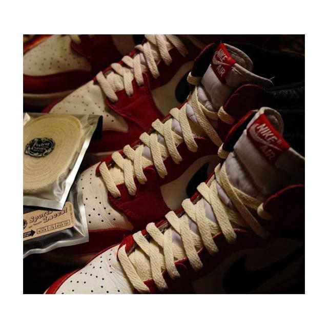 Foxtrot Uniform Vintage Threads Sport Shoe Lace Solid Cream (120cm or 170cm) フォックス トロット スレッド ヴィンテージシューレース ソリッド NIKE 靴紐|sneeze|02