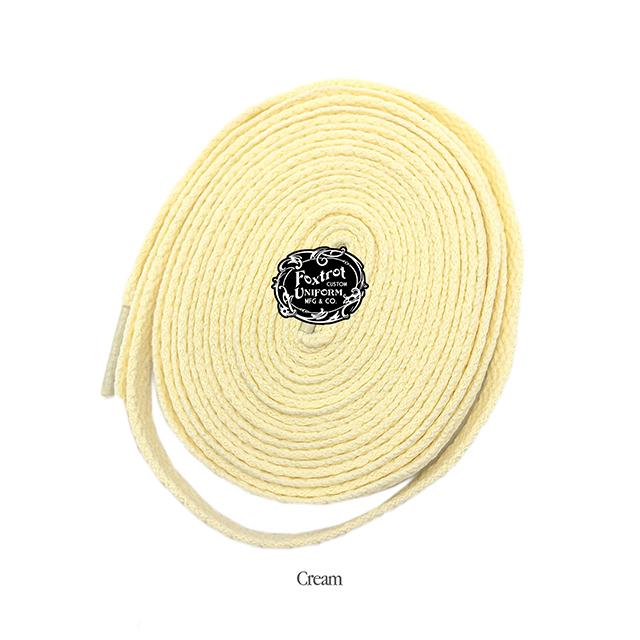 Foxtrot Uniform Vintage Threads Sport Shoe Lace Solid Cream (120cm or 170cm) フォックス トロット スレッド ヴィンテージシューレース ソリッド NIKE 靴紐|sneeze|04