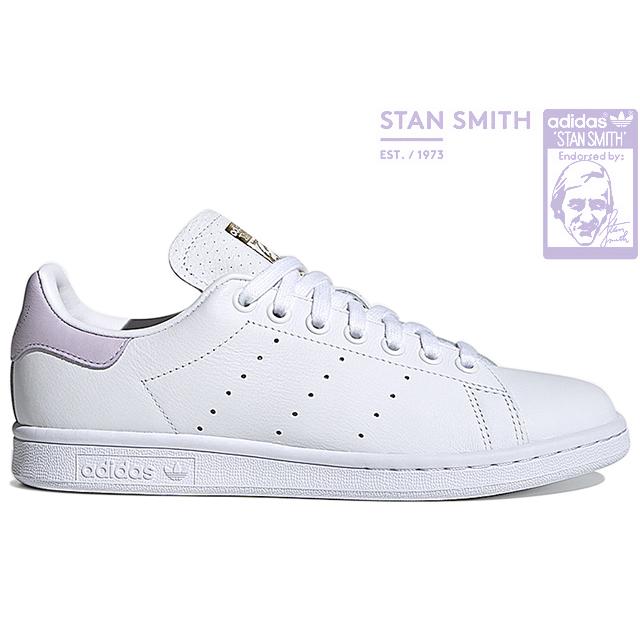 adidas Originals STAN SMITH W FU9634 OFF WHITE/PURPLE TINT/GOLD METALLIC アディダス オリジナルス スタンスミス ウイメンズ ホワイト レディーススニーカー｜sneeze