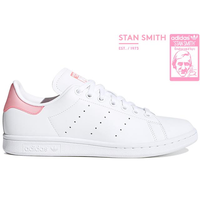 adidas Originals STAN SMITH W FU9649 FOOTWEAR WHITE/SIGNAL PINK 