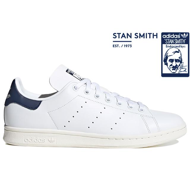 stan smith white collegiate navy