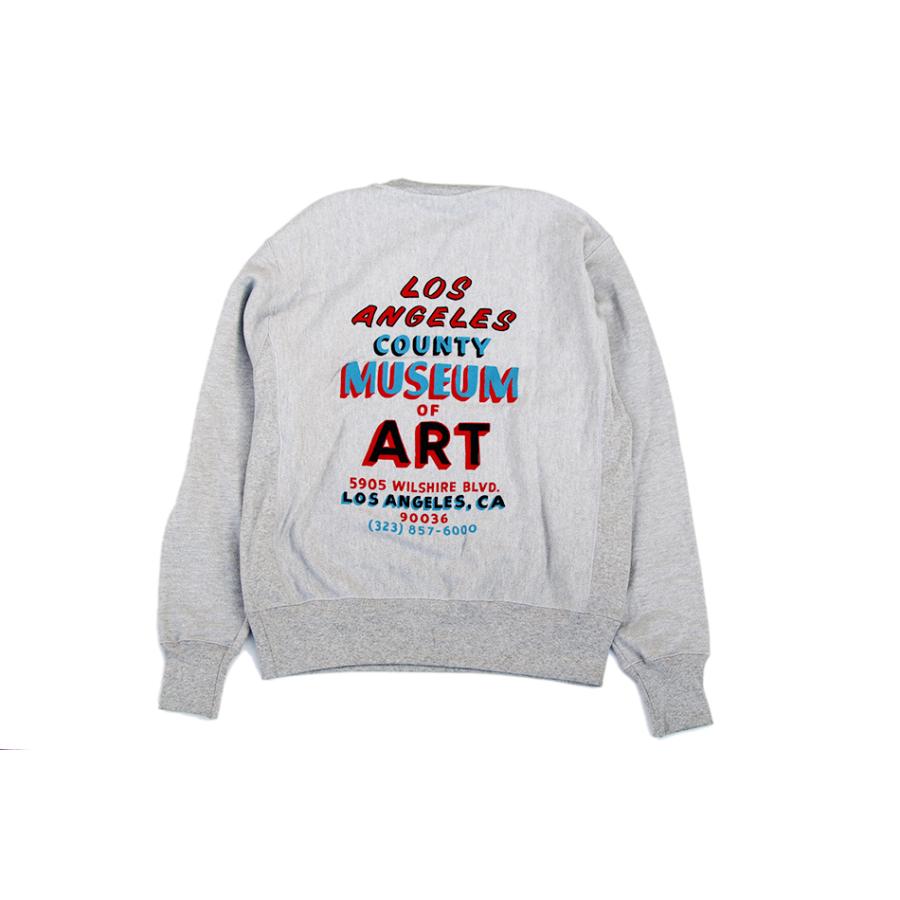 Champion REVERSE WEAVE LACMA CREW SWEAT GREY チャンピオン US企画 