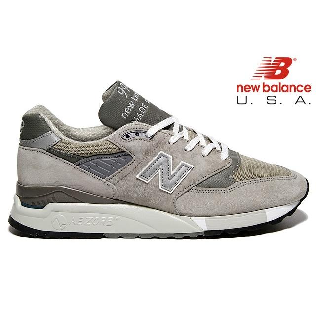 NEW BALANCE M998GY 「Made in U.S.A」 WIDTH:D GRAYニューバランス