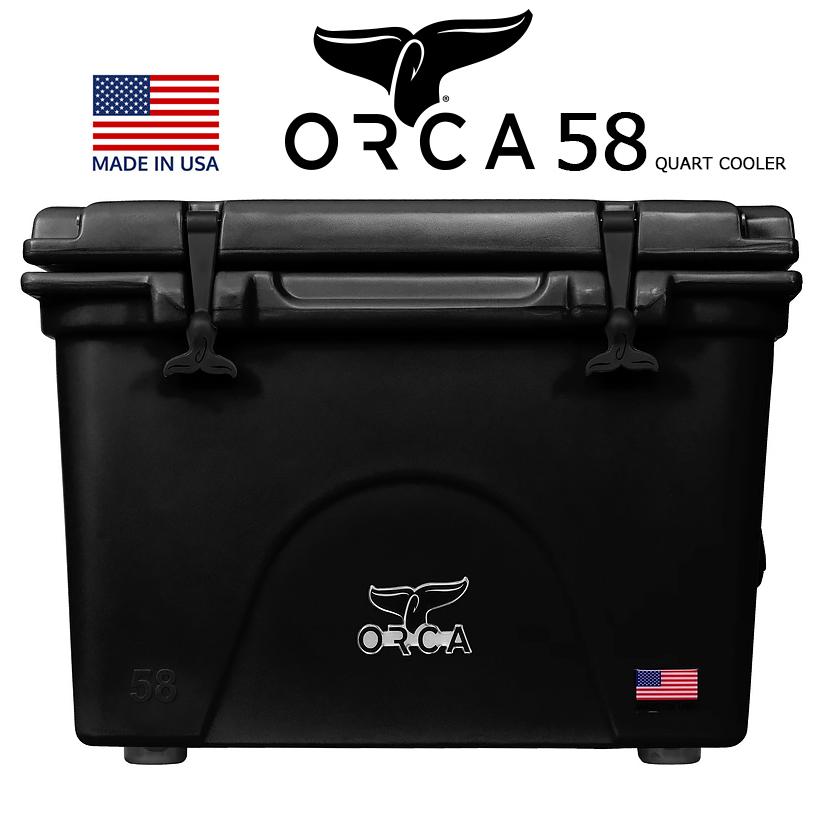 ORCA COOLERS 58 QUART BLACK 「Made in U.S.A」 ORCBK058 orca オルカ クーラー ボックス ブラック クーラーBOX キャンプ アウトドア