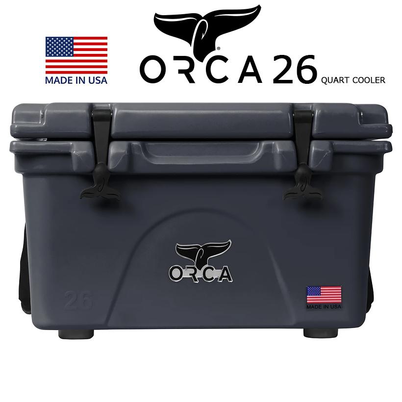 ORCA COOLERS 26 QUART CHARCOAL 「Made in U.S.A」 ORCCH026 orca 