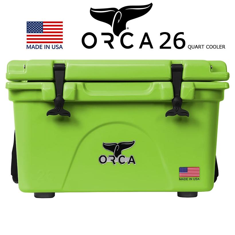 ORCA COOLERS 26 QUART LIME「Made in U.S.A」 ORCL026 orca オルカ クーラー ボックス ライム  グリーン クーラーBOX キャンプ ソロ アウトドア 釣り USA :orcl026:Sneeze - 通販 - Yahoo!ショッピング