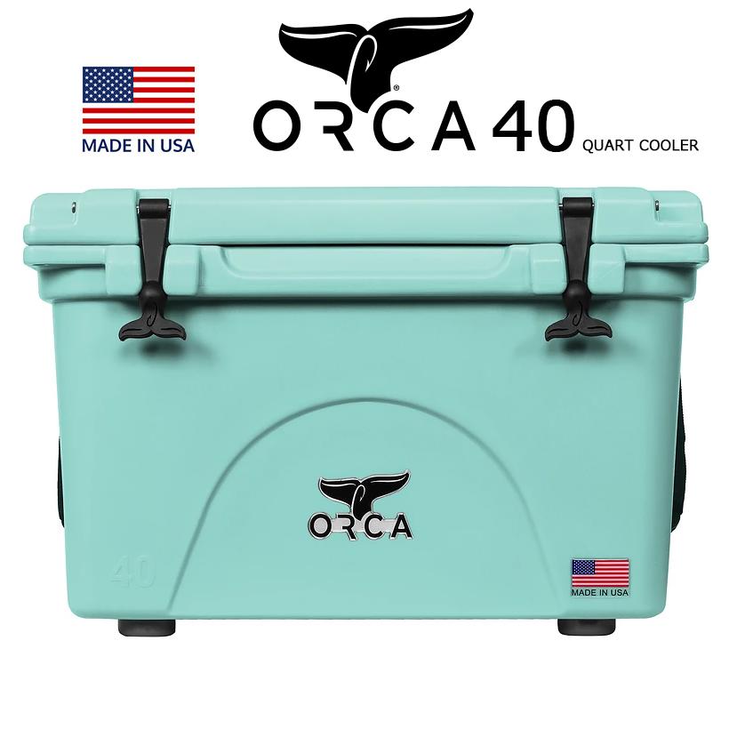 ORCA COOLERS 40 QUART SEAFOAM 「Made in U.S.A」 ORCSF040 orca オルカ クーラー ボックス クーラーBOX キャンプ キャンパー アウトドア 釣り 大型 大容量 USA｜sneeze