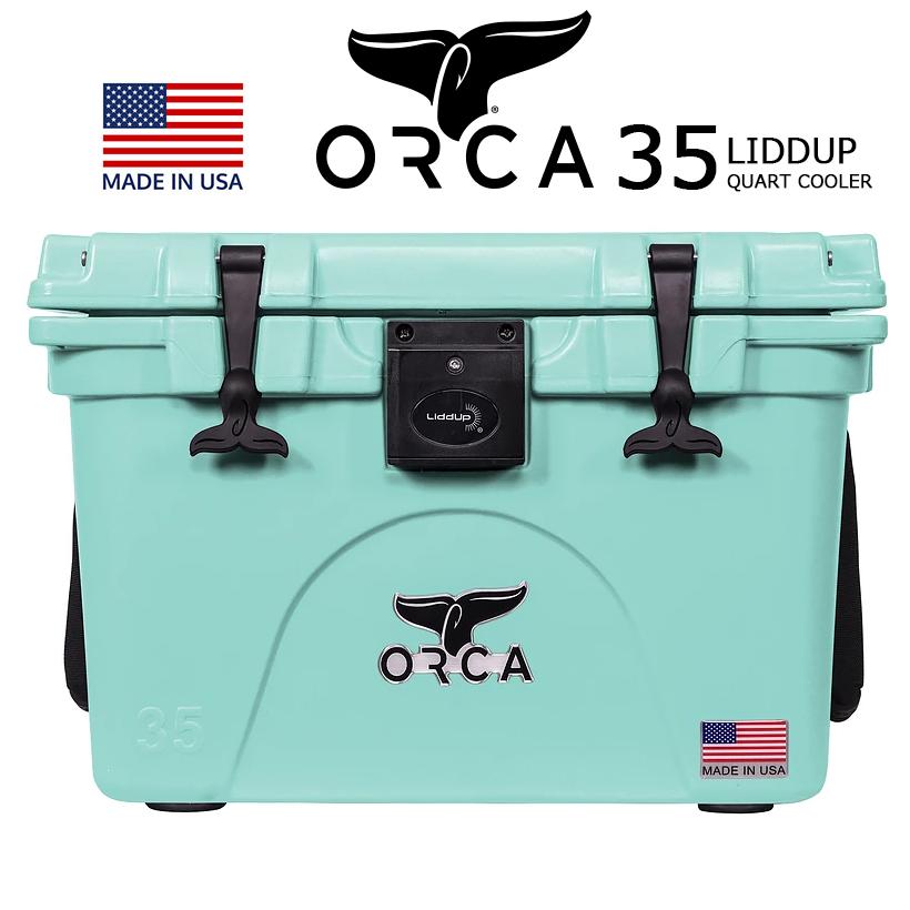 「日本未発売」ORCA LIDDUP COOLERS 35 QUART SEAFOAM 「Made in U.S.A」 ORCSFLU035