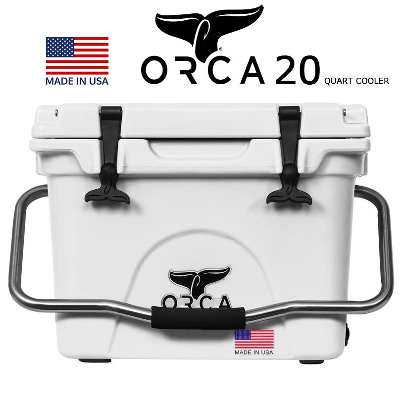 ORCA COOLERS 20 QUART WHITE 「Made in U.S.A」 ORCW020 orca オルカ クーラー ボックス ホワイト クーラーBOX キャンプ ソロキャンパー アウトドア 釣り USA｜sneeze