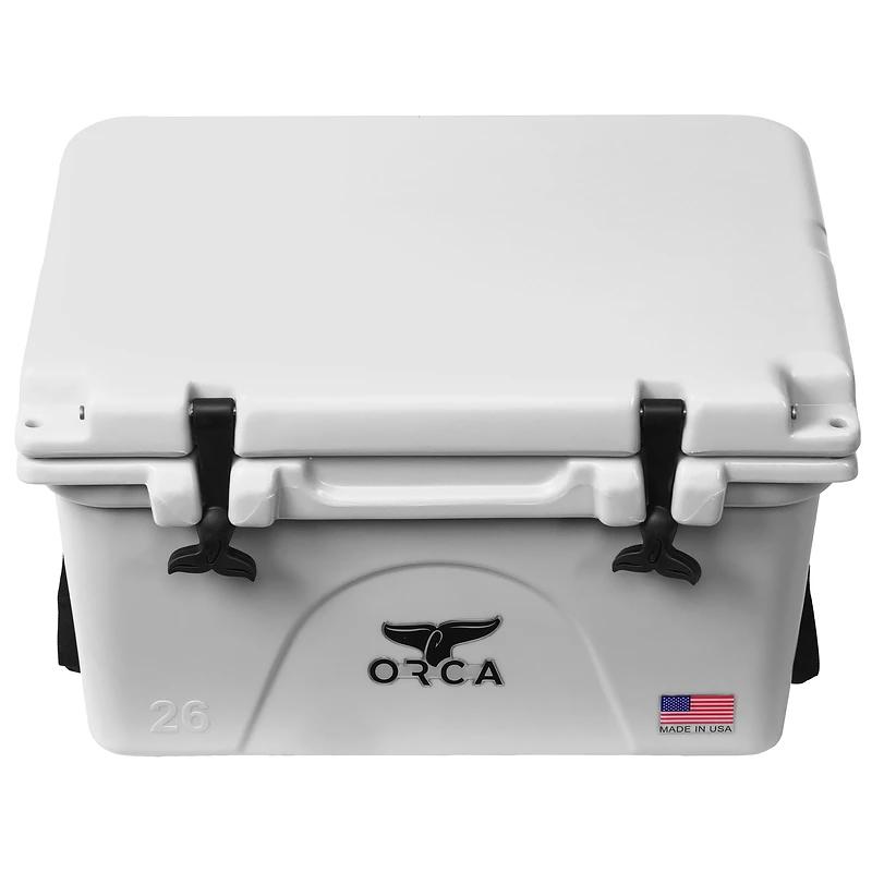 ORCA COOLERS 26 QUART WHITE 「Made in U.S.A」 ORCW026 orca オルカ クーラー ボックス ホワイト クーラーBOX キャンプ ソロキャンパー アウトドア 釣り USA｜sneeze｜02