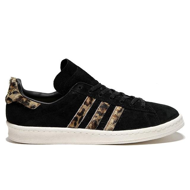 「XLARGE x ADIDAS」 CAMPUS 80s XLG Q34551 BLACK LEOPARD アディダス キャンパス 80's エクストララージ ブラック レオパード メンズ コラボ スニーカー｜sneeze