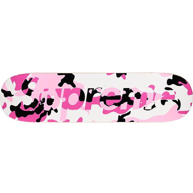 SUPREME CAMO LOGO SKATEBOARD PINK Supreme シュプリーム カモ ロゴ