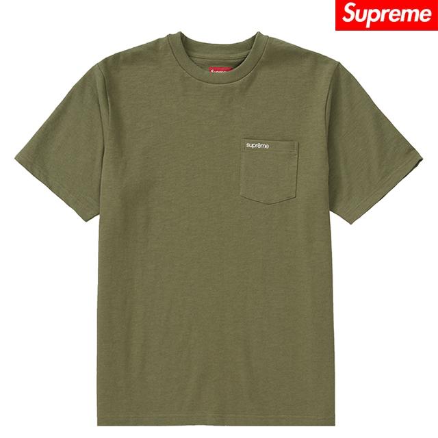 Supreme S/S POCKET TEE Size:(M) OLIVE シュプリーム S/S ポケット T